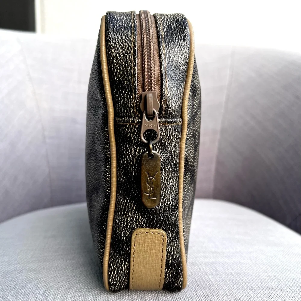 YSL Clutch Bag Giraffe Print Yves Saint Laurent - Picture 3 of 7